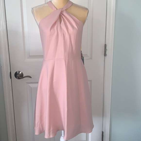 NWT:CeCe Gigi Pink Twist Lace Dress - Picture 3 of 14
